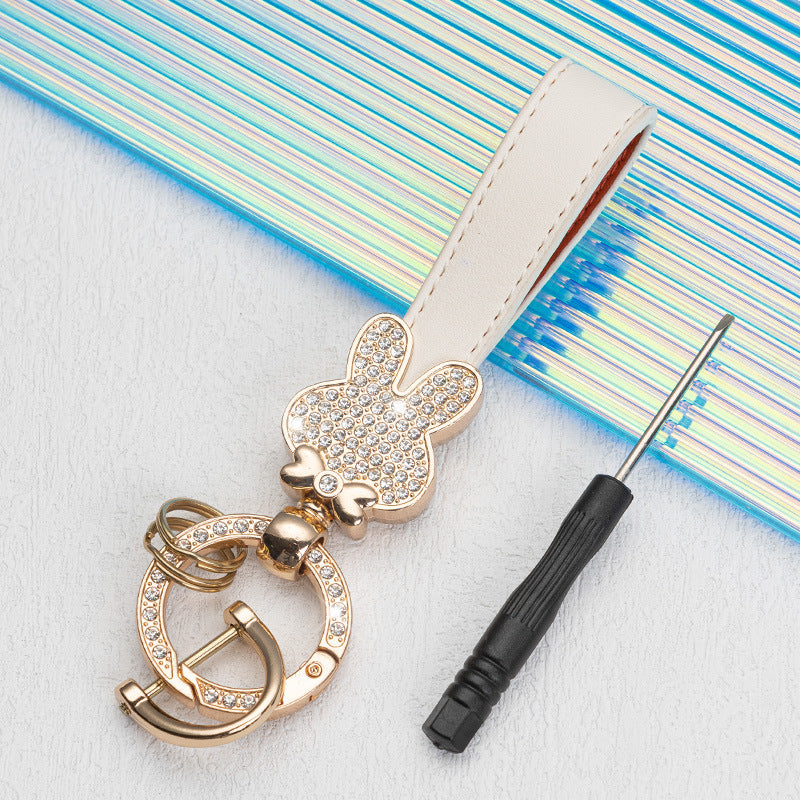 Wholesale Rabbit Simple Zinc Alloy Keychain